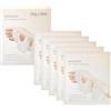 mixsoon Bean Hydrogel Collagen Mask 1PACK (35gX5ea), nutrizione a base vegetale, radianza, idratazione rassodante, ingredienti assorbenti nel tempo, cura della pelle coreana in vetro