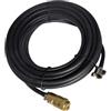 Web Truck Tubo di riempimento per pneumatici, 18 m, M16, adatto per Volvo FH, Scania, Daf, Iveco, Man, Renault, Mercedes, pressione massima 12 bar, in nero, in gomma sintetica, 1.19 kg, 1 pezzo