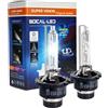 SOCAL-LED LIGHTING SOCAL-LED 2x D2S HID Lampadine 35W AC OEM Xenon Faro diretto Sostituzione 6000K Bianco cristallo