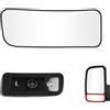 SENZEAL Vetro Specchio Retrovisore Riscaldato Lato Conducente per Mercedes-Benz Sprinter 906 2006-2018 VW Volkswagen Crafter 2006-2016 A0028111933 2E1857587A (Inferiore Sinistro)