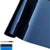 NewL Pellicola Vinile Auto PET Ultra Lucida Nero Pianoforte 30 x 150 cm | Tecnologia finitura vernice pianoforte, attrezzi installazione inclusi, adesiva, canali rilascio aria, per auto