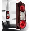 Anlseiod Fanale posteriore Sinistra Per Peugeot Partner 2012-2019 Citroën Berlingo Mk2 Van 2012-2019 Fanali Posteriore OEM 9677205580 Luci Posteriore