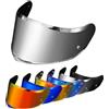 PSLER Visiera Casco per LS2 Stream II FF808 - Visiera Colorata Accessori per Casco da Moto Ricambio(Argento)