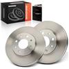 Frankberg Set di dischi freno incl. 2x Dischi Freno Anteriore Ventilato Diametro240mm Compatibile con 169 KA RU8 500 312 500 C 312 Replace# 46788929,1541806