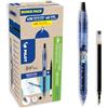 PILOT - Set di 10 B2P Gel con 5 Ricariche + 5 in Omaggio - Roller Gel Retrattili e Ricaricabili - Plastica Riciclata - Scrittura Fluida - Nero - Punta Media