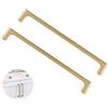 SYDARSYN 2 pezzi Maniglie per Mobili da Cucina 320mm, Maniglie per Cassetti in Lega di Zinco in Ottone Spazzolato per Cucina