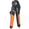 Preciva Pinza Crimpatrice,Capicorda Da 0,08-16mm²,Regolabili,Terminali Elettrici A Crimpare,Crimpatrice Capicorda,Crimpatrice Puntalini Per Uso Industriale E Fai-Da-Te