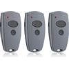 Puiseno Telecomando per porta del garage Marantec, 868,3 MHz per porta del garage Marantec 302 384 304 313 321 323 131, 2 canali, 3 pezzi