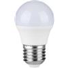 V-TAC LAMPADINA LED E27 G45 6.5W BIANCO CALDO CHIP CREE VT-290-LED218666