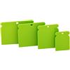 Mivos Set di 4 spatole giapponesi - Set di spatole in plastica giapponese - Set di mastice per corpo - Set di riempitivi leviganti - Flessibili e resistenti agli acidi - 50 mm 70 mm 95 mm 115 mm
