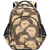 miaozhen Zaino casual per bambini Ragazzo/Ragazza Toy Bag Childs Travel Daypacks Cute Cartoon Hedgehog mochilas escolares para ninas de 12 anos M 16L