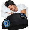 LC-dolida Cuffie Bluetooth con Archetto per Dormire e Sport, Fascia per Cuffie Sportive Maschera del Sonno, Fascia Musicale per Sportivo, Jogging, Yoga, Viaggio, Argento