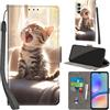 PHINIENLAND Cover per Samsung Galaxy A05s PU Pelle Custodia Flip Gatto