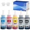 SHUOLEI 664 Inchiostro Compatibile con Epson 664 Flaconi di Inchiostro Multipack per ET-2500 ET-2550 ET-2600 ET-2650 ET- 3600 ET-4500 ET-4550 ET-14000 ET-15000 ET-16500 L100 L110 L200 L210 L350 L355