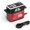 AGFRC A73BHLW V2 40KG IP67 impermeabile Brushless 1/10 RC Servo | Full Metal Gears, HV, servo digitale programmabile, con corno in metallo 25T, ideale per 1/10 RC auto, barche e cingolati