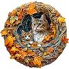 Hakumata Puzzle in legno 3D per adulti Gatto Madre - 280 pezzi puzzle scatola regalo, decorazione murale e regalo per amici e familiari (14 anni+)