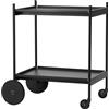 Normann Copenhagen - Carrello/tavolo d'appoggio Rul - Nero - Acciaio termolaccato - Designer Simon Legald