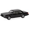 Herpa Basic modello di auto Ford Granada, nero, giallo Giamaica, in scala 1:87, modello base economico, tedesco, statuetta plastica