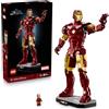 LEGO | Marvel Iron Man Mark 3 Edizione del Collezionista - Kit di Modellismo Action Figure Avengers da Esposizione per Adulti - con Minifigure e Reattore ad Arco - Regalo da Collezione per Fan - 76344