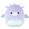 Squishmallows SQCR08593 - Drago Drow 30 cm, peluche ufficiale Jazwares, soffice e morbido