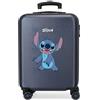 Disney Happy Stitch Bagaglio, Unisex - Bambini e ragazzi, Blu Marino, 38 x 55 x 20 cm