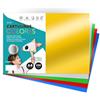 m-office Cartoncino Colorato Metallizzato, Fogli A4 21x29,7cm, Cartoncini 230g per Fai da Te, Progetti Creativi e Arte con Effetto Riflettente m-office (25 fogli, assortimento)