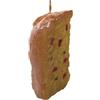 Cereria Di Giorgio - Candela a Forma di Fetta di Panettone con Canditi - Color Caramello - Lunghezza 6 cm Altezza 13 cm - Artigianale - Idea Regalo Natale