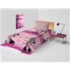 hermet Minnie Mouse, Copriletto Letto Singolo Disney, Copriletto Primaverile Non Imbottito, Copriletto Singolo Bambino, 170x270 cm, 100% cotone, Disney