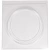 Rayher PET Stampo piastra deco tonda, 25x25x2cm, bordo largo 1,3cm, 36140000
