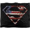 DC Comics Superman Super Patriot Coperta super morbida al tatto setoso - 152 x 127 cm