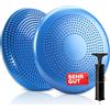Retoo Cuscino Propriocettivo Gonfiabile Ø34 cm con Rilievi, Disco Equilibrio per Riabilitazione, Yoga, Ginnastica, Allenamento Posturale, Massaggio e Stabilità, Include Cinghie Antiscivolo