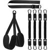 KINDLUME Elastici per Trazioni alla Sbarra, Resistance Bands con 4 Bande di Assistenza Regolabili & Pedana Comfort, per Allenamento a Casa, Elastici Trazioni per Forza e Muscolazione