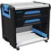 GEDORE Box Utensili WorkMo B2, 2 Cassetti, 1 scomparto, Plastica e Alluminio, con Chiave, Modulo per Carrello Portautensili, Vuoto, 1110 WM-221