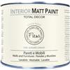FLEUR DESIGNER'S PAINT | Interior Matt Paint, Pittura per Pareti e Mobili, Extra Opaco, 375ml , F03 Chalk White, a Base Acqua, Lavabile, Multisupericie, Made in Italy