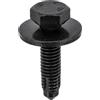 Restagraf - Viti Esagonale Speciali Carrozzeria - Fissaggio Carrozzeria e Parti Meccaniche - Acciaio XC60 - M6-1.00 x 25 mm - Rif. 42726 - Confezione da 50