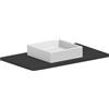 SCARABEO CERAMICHE SCARABEO - TEOREMA lavabo in ceramica da appoggio 46x46 cm [bianco lucido] - 8031