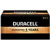 Duracell CopperTop - Batterie alcaline con tecnologia Duralock Power Preserve, 9 V, confezione da 12