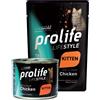 Prolife Life Style Kitten Chicken Bocconcini Per Gattini Al Pollo