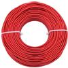 Uxney Filo metallico per gioielli, filo di alluminio 1,5mm - Per lavori manuali, creazione di gioielli, fai da te e artigianato in metallo (Rosso, 30 metri)