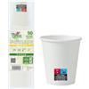 DOPLA Bicchieri in carta - 250 ml - con marcatura S.U.P - Dopla - conf. 50 pezzi (unità vendita 1 pz.)