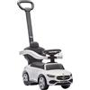 AIYAPLAY Macchina Cavalcabile per Bambini 1-3 Anni convertibile in Passeggino con Licenza Mercedes, 91x40x83 cm, Bianco | Aosom Italy