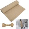 alouweekuky Juta Cappuccio Protezione Piante Inverno 6m X 40 cm, IutaTelo per Piante Inverno Antigelo con 20 Corde di Canapa, Telo Copri Piante Antigelo Adatto per Le Palme