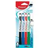 HELIX Maped 741312 Nero, Blu, Verde, Rosso 4pezzo(i) evidenziatore