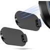 ALAFLY 2 Pezzi Supporto Magnetico per Auto in Metallo per OOONO CO-Driver NO2, Magnete Integrato in un Unico Pezzo, Cuscinetto Super Adesivo per Cruscotto, Parasole, Superficie Liscia