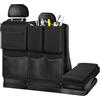 CGEAMDY Organizer Bagagliaio Auto Organizer, Borsa Portaoggetti Baule Tessuto Oxford, Grande Capacità Organizzatore Borsa per Auto, Automotive Universal Interior Accessori Decorativi(Nero)