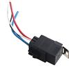 Mintice Autoveicolo Auto Presa di Corrente Relè 12V 40A Spst Pesanti 4 Pin 4 Fili Impermeabile Relè Kit Elettrici Avviamento Ferro Indietro