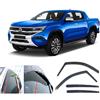 AC WOW 4 deflettori antivento per Volkswagen Amarok II 2022 2023 2024 2025 2026 2027 parapioggia parasole
