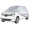 Blueshyhall Copriauto compatibile con Re-Nault Twingo 1993-2024, telo di copertura per auto in tessuto di poliestere 210T, protezione solare con strisce riflettenti, per interni ed esterni