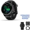 Garmin-Italia Garmin Forerunner 570 Slate Grey 42mm con cinturino nero 010-02970-00 OMAGGIO sgancio rapido