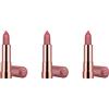 Essence Cosmetics Essence idratante nude lucidalabbra n° 303 Delicate Nude, nutriente, idratante, con oli, naturale, vegano, senza alcool, confezione da 3 (3 x 3,5 g)